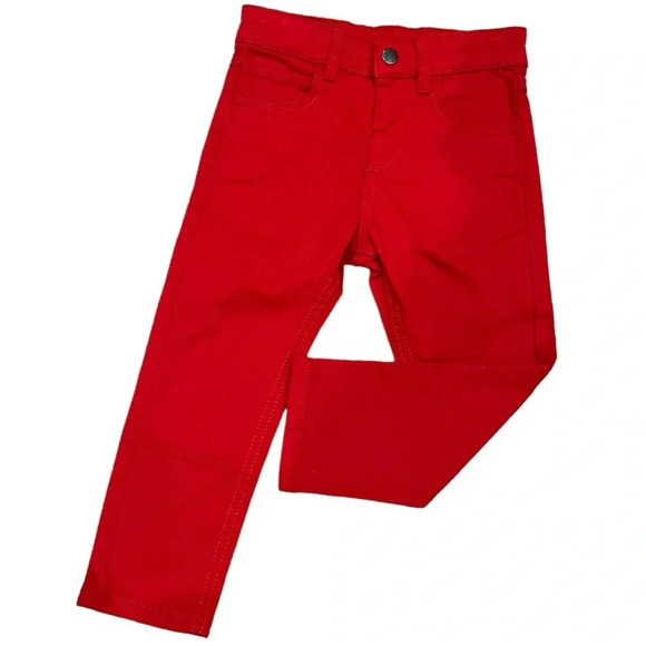 LIKE NEW Mayoral Red Chino Pants - Picture 1 of 6